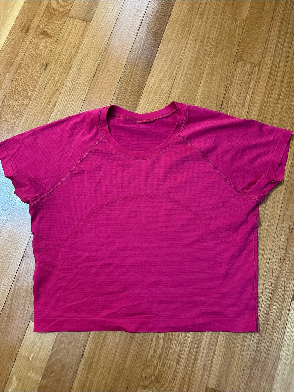 lululemon Swiftly Crop Short Sleeve Size 12 GUC